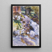 Ruisseau impetuoso - John Singer Sargent — quadro incorniciato alla parete