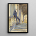 Sir Neville Wilkinson sur les marches du pont palladien à Wilton House - John Singer Sargent | Reproduction — quadro incorniciato alla parete