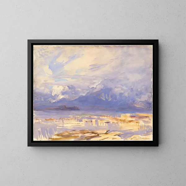 Sirmione - John Singer Sargent — quadro incorniciato alla parete
