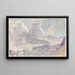 Cielo e montagne - John Singer Sargent — quadro incorniciato alla parete