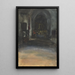 Interno di chiesa spagnola - John Singer Sargent — quadro incorniciato alla parete