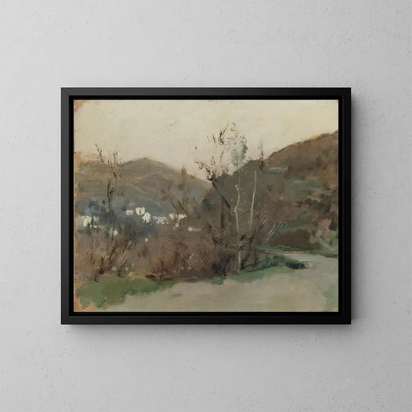 Paesaggio spagnolo - John Singer Sargent — quadro incorniciato alla parete