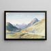 Sommet del passo del Bernina - John Singer Sargent — quadro incorniciato alla parete