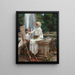 La Fontaine Villa Torlonia Frascati Italia - John Singer Sargent — quadro incorniciato alla parete