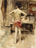Le Modèle - John Singer Sargent — vista dell’opera
