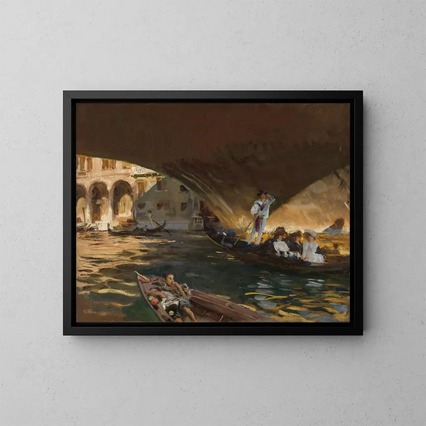 Le Rialto - John Singer Sargent — quadro incorniciato alla parete