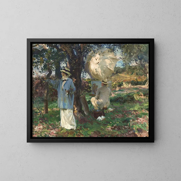 I crocatori - John Singer Sargent — quadro incorniciato alla parete