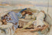 Due figure in una barca, Isola Bella, Italia - John Singer Sargent — vista dell’opera