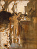 Due bagnanti nudi in piedi su un molo - John Singer Sargent — vista dell’opera