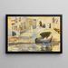 Ponte di Venezia con personaggi - John Singer Sargent — quadro incorniciato alla parete