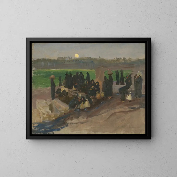 Porteurs d'acqua sul Nilo - John Singer Sargent — quadro incorniciato alla parete