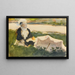 Donna con Ombrello - John Singer Sargent — quadro incorniciato alla parete