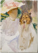 Donna con collie - John Singer Sargent — vista dell’opera