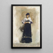 Jeune femme avec une jupe noire - John Singer Sargent — quadro incorniciato alla parete