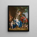 Marte, Venere e Vulcano, La Forgia di Vulcano - John Singleton Copley — quadro incorniciato alla parete