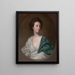 Mme Robert Hyde - John Singleton Copley — quadro incorniciato alla parete