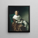 Mme Sylvanus Bourne - John Singleton Copley — quadro incorniciato alla parete
