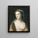 Ritratto di Mme Joseph Henshaw - John Singleton Copley — quadro incorniciato alla parete