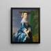 Ritratto di Sarah Allen, nata Sargent - John Singleton Copley — quadro incorniciato alla parete