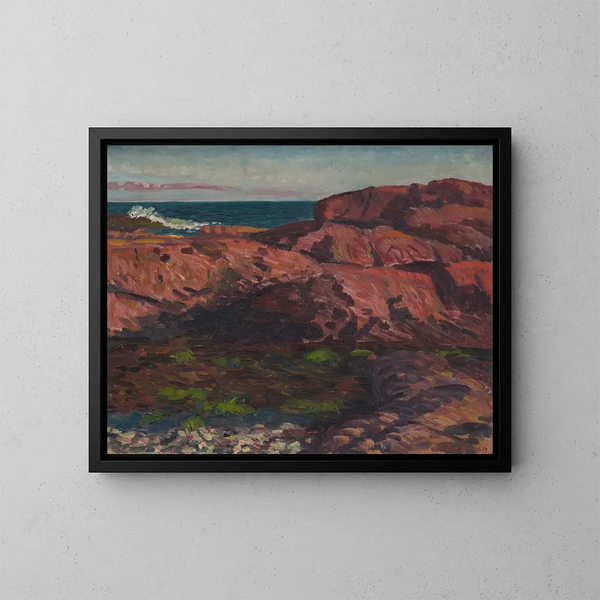 Dopo mezzogiorno alle Red Rocks - John Sloan — quadro incorniciato alla parete
