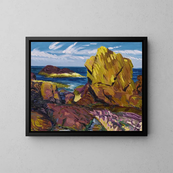 Roche jaune a Gloucester - John Sloan — quadro incorniciato alla parete