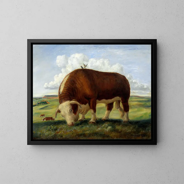 Ajax - John Steuart Curry — quadro incorniciato alla parete