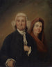 Il governatore Jonathan Trumbull Sr e la signora Trumbull Faith Robinson - John Trumbull — vista dell’opera