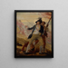 Tenente Thomas Grosvenor e Servitore - John Trumbull — quadro incorniciato alla parete
