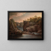Cascate di Norwich o Le cascate del Yantic a Norwich - John Trumbull — quadro incorniciato alla parete
