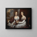 Le damigelle Mary e Hannah Murray - John Trumbull — quadro incorniciato alla parete