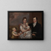 La famiglia Vernet - John Trumbull — quadro incorniciato alla parete