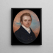 Gentleman aux cheveux roux courts - John Turmeau — quadro incorniciato alla parete