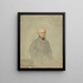 Ritratto di Martin van Buren - John Vanderlyn — quadro incorniciato alla parete