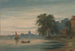 Vista lungo il Tamigi verso la vecchia chiesa di Chelsea - John Varley — vista dell’opera