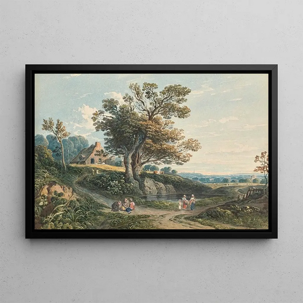 John Varley - A view of Harrow from Hampstead.webp