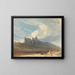 Château de Bamburgh, Northumberland - John Varley — quadro incorniciato alla parete