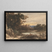 Barnard Castle, conte di Durham - John Varley — quadro incorniciato alla parete