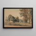 Chiesa di Chingford Essex - John Varley — quadro incorniciato alla parete