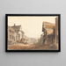 Conway a nord del Galles - John Varley — quadro incorniciato alla parete
