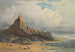 Figures sur la plage à Barmouth, nord du Pays de Galles - John Varley — vista dell’opera