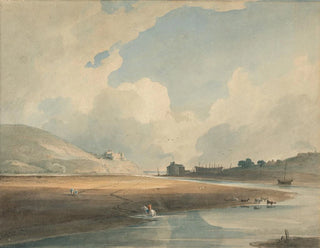 Château de Harlech e attraversamento di Twgwyn - John Varley — vista dell’opera