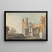 Abbaye di Kirkstall vicino a Leeds - John Varley — quadro incorniciato alla parete