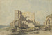 Abbazia di Lindisfarne sull'Isola Sacra, Northumberland - John Varley — vista dell’opera