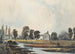 Scène di Prateria con un Ruscello e una Chiesa in lontananza - John Varley — vista dell’opera