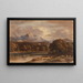 Paesaggio montano con lago - John Varley — quadro incorniciato alla parete