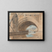 Sotto il ponte d'Ouse mentre si bagno - John Varley — quadro incorniciato alla parete