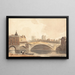 Vista di York - John Varley — quadro incorniciato alla parete