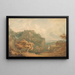 Vista di Tivoli in direzione di Roma - John Warwick Smith — quadro incorniciato alla parete