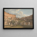 Vista interna del Colosseo, Roma - John Warwick Smith — quadro incorniciato alla parete