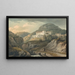 Convento a Vietri vicino a Salerno - John Warwick Smith — quadro incorniciato alla parete